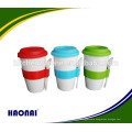 2015haonai new style ceramic travel mug